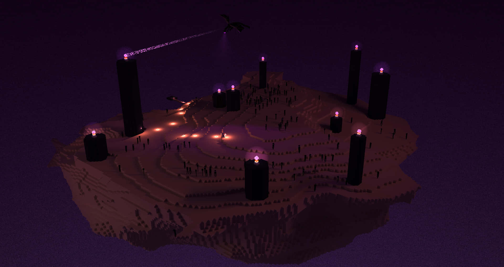1920x1020 Download Enchanting Minecraft Fan Art Wallpaper