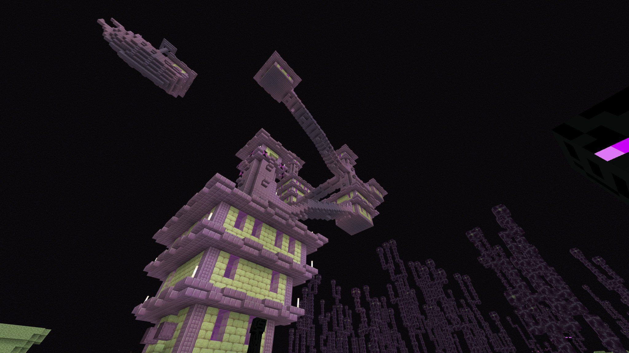 2048x1152 Minecraft Guide to the End: World, cities, monsters, ender dragon, loot, and more