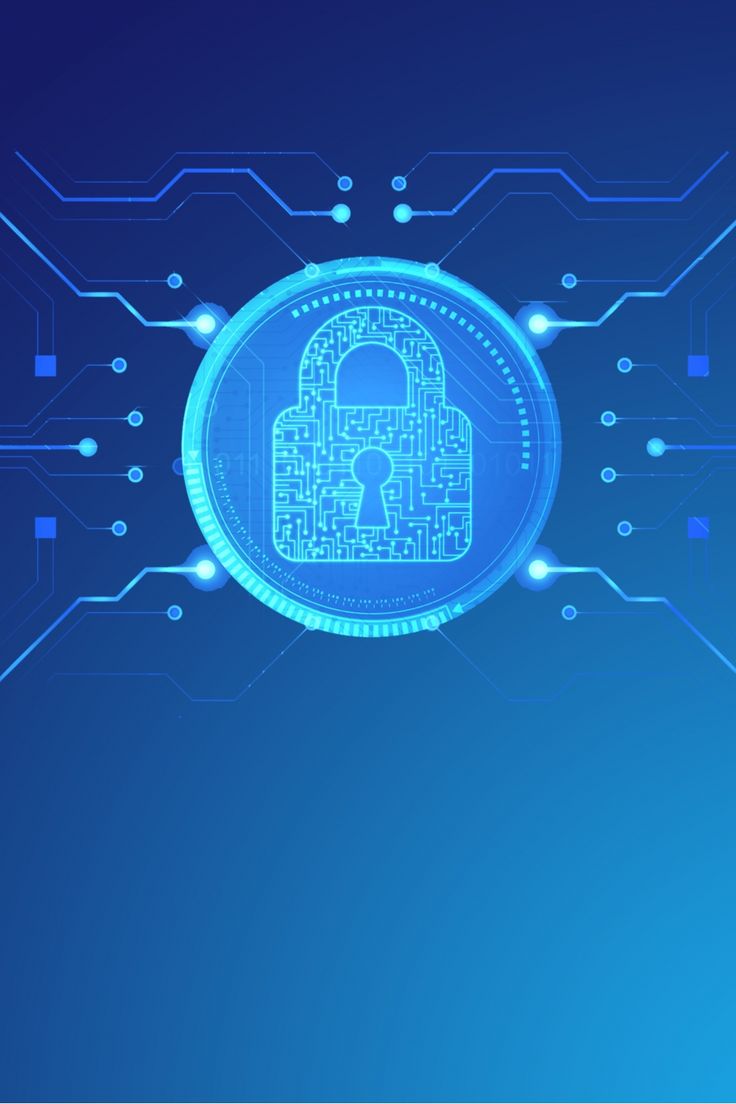 736x1104 Black Technology Sense Network Security Promotion Background Wallpaper Image For Free Download