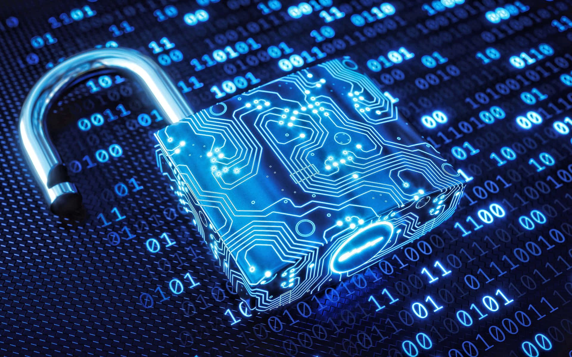1920x1200 Download A Padlock On A Digital Background
