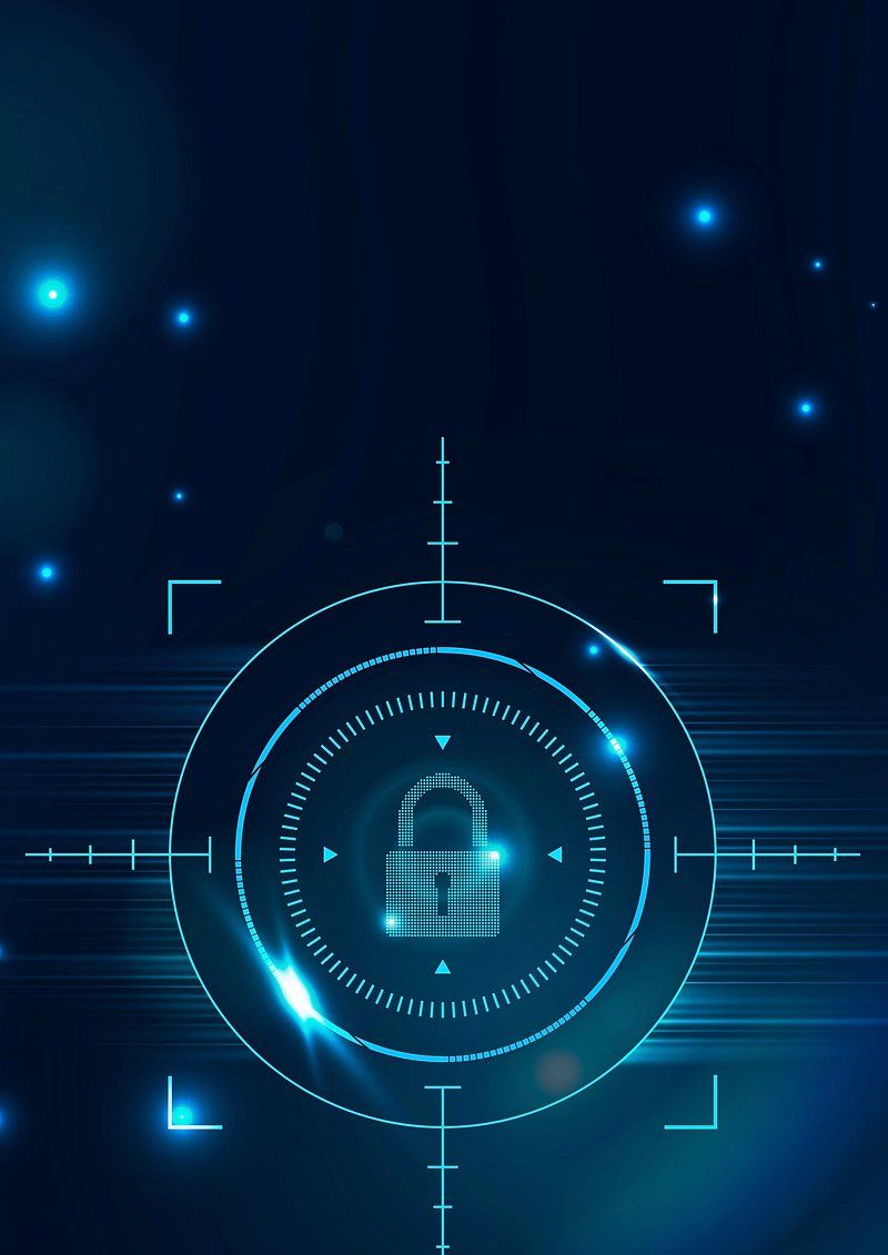 800x1131 Data lock background cyber security