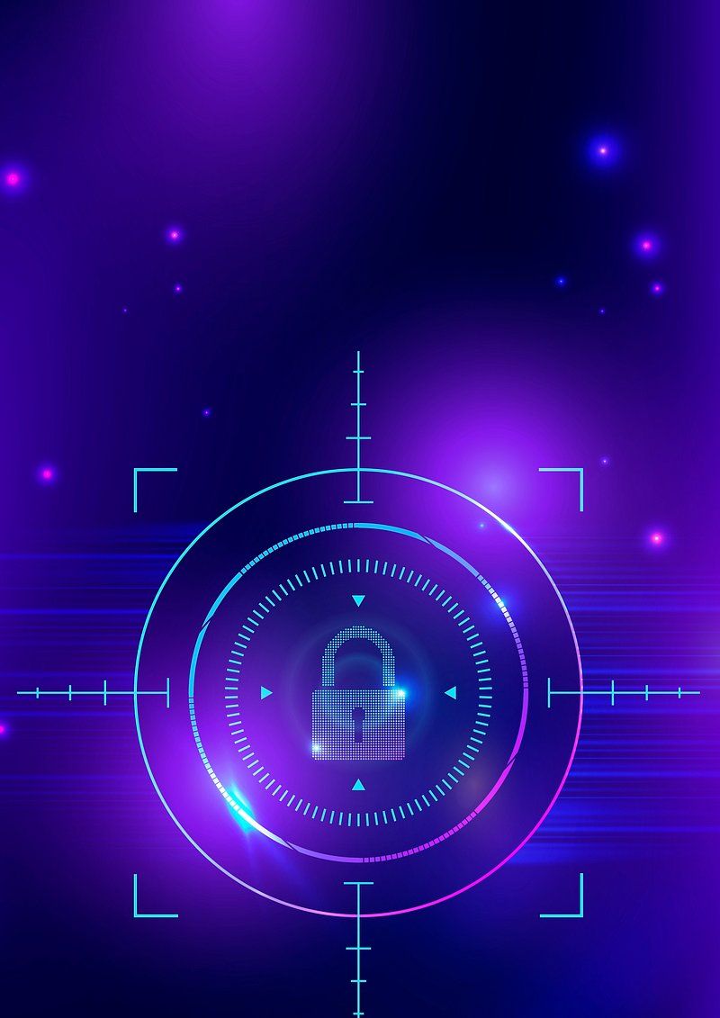 800x1131 Cyber security technology background data