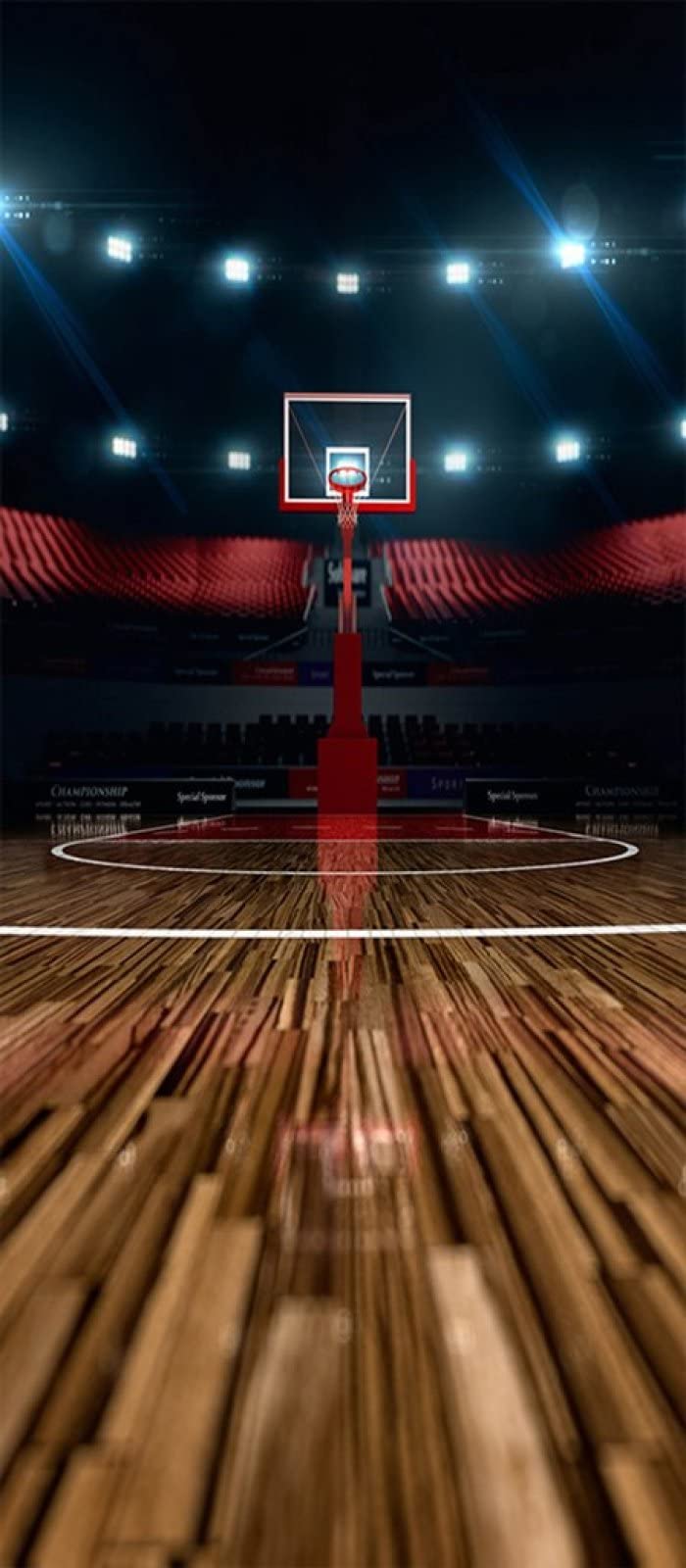 700x1600 GOKSEL Door Sticker Basketball Court Vinyl Self Adhesive Door Wall Murals Wallpaper Waterproof Removable Door Wall Stickers For Interior Doors Home Office Decor W32.3 X H78.7inch: Buy Online At Best Price In UAE