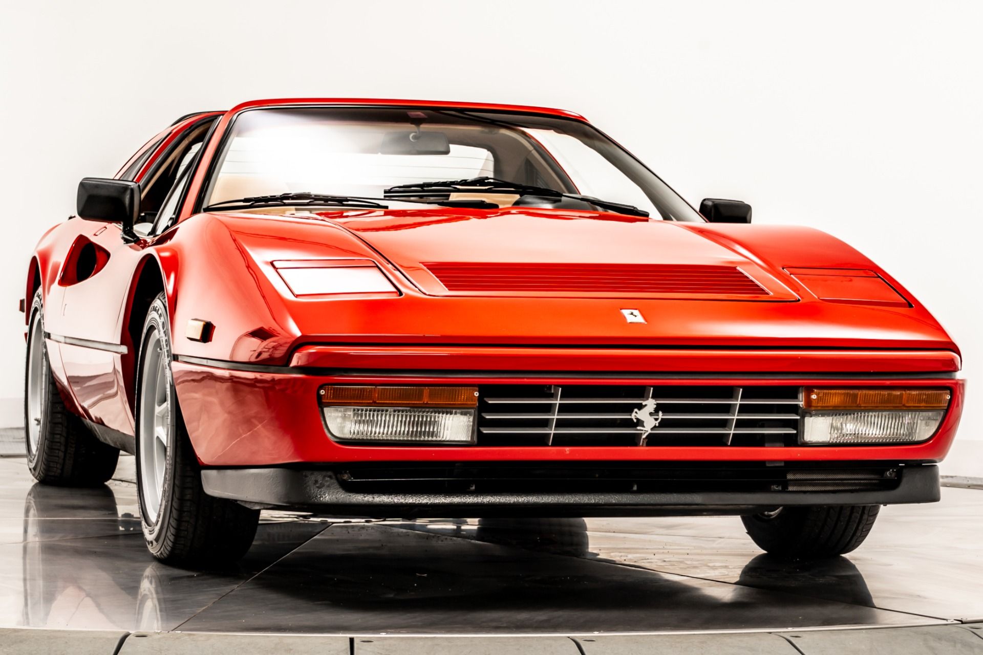 1920x1280 Rosso Corsa Ferrari 328 GTS with Beige Interior Number B328RBE Goldman Motors Sales