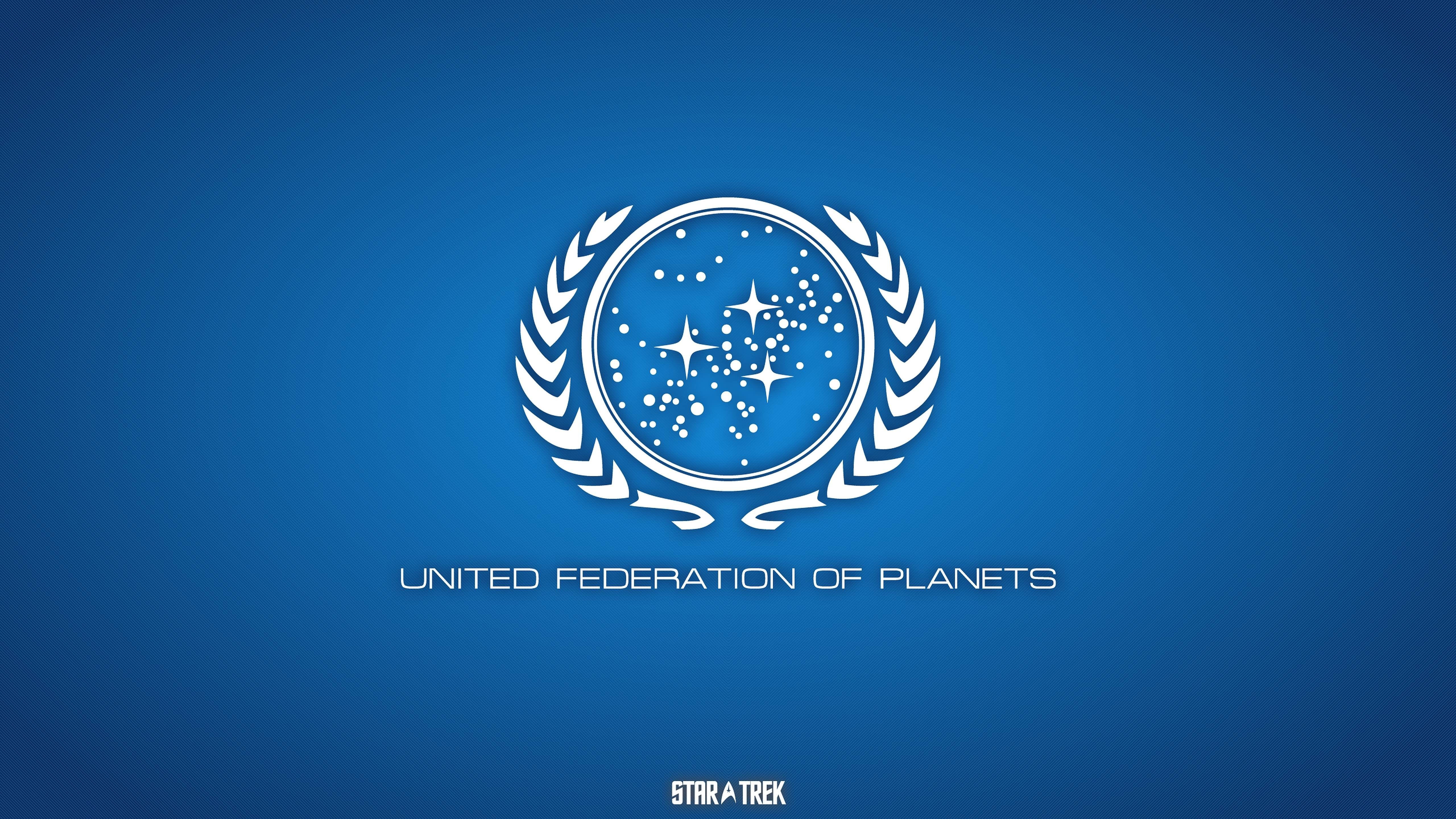 5120x2880 United Federation of Planets Emblem [5120x2880]