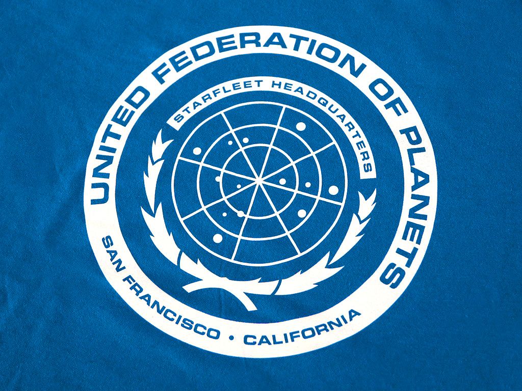 1024x768 UNITED FEDERATION OF PLANETS JERSEY T SHIRT. Last Exit To Nowhere