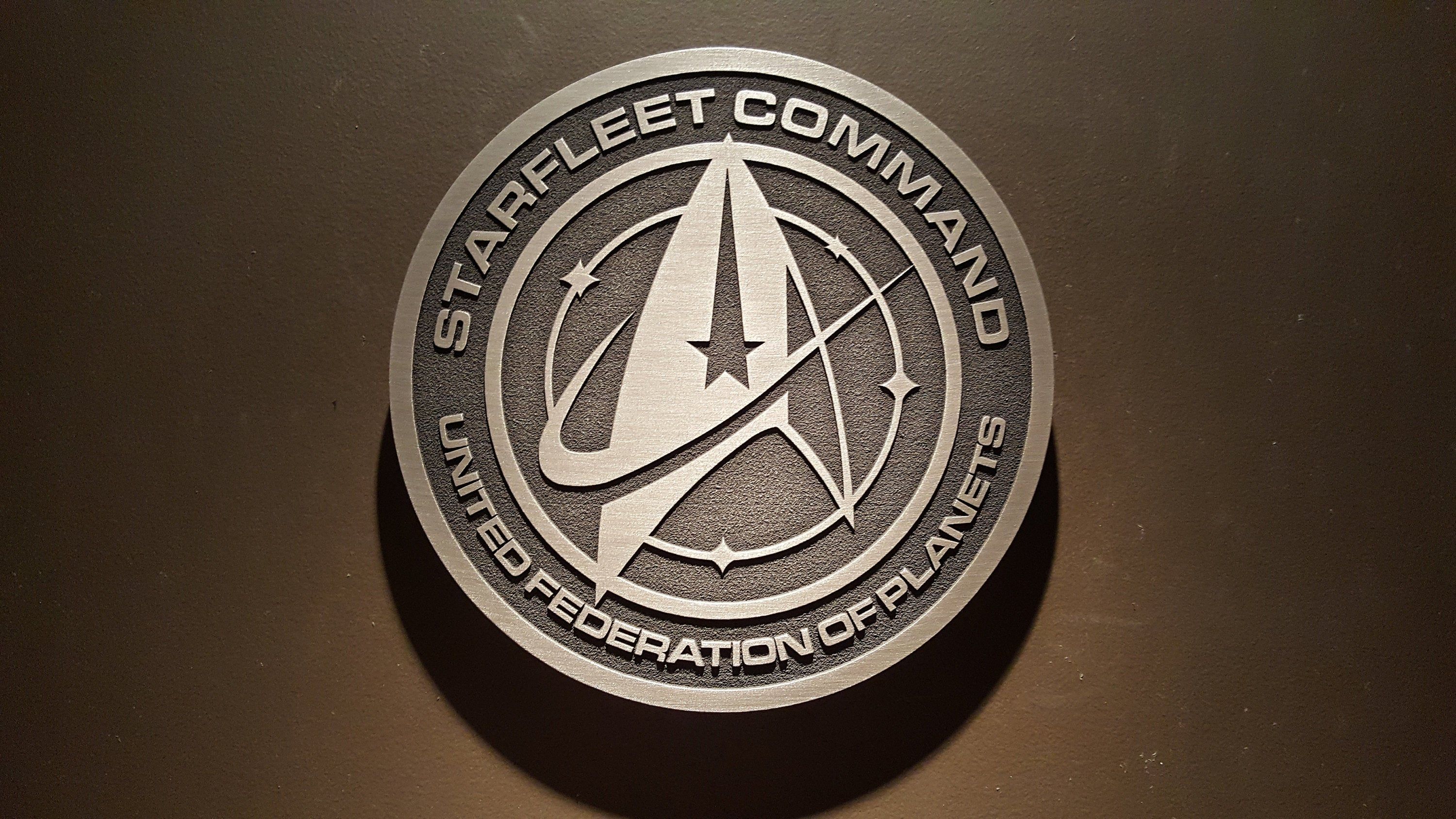 3000x1688 Star Trek Starfleet Command united federation of planets plaque