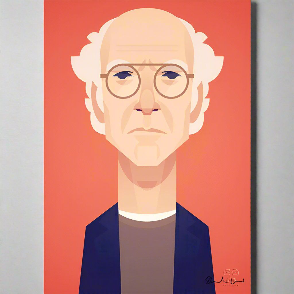 1024x1024 Larry by Stanley Chow and stamped fine art print
