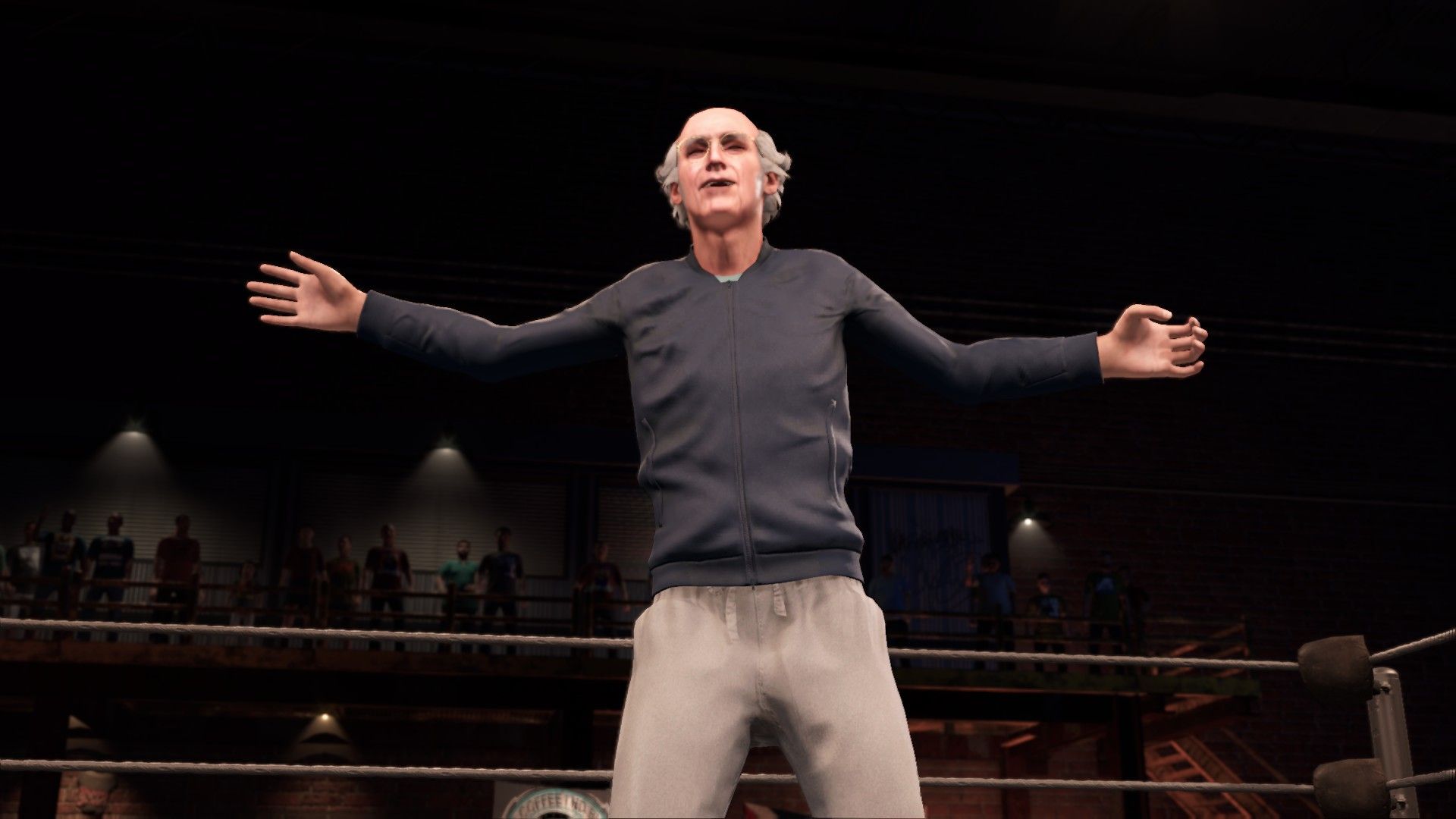 1920x1080 I made Larry in WWE 2K23 and played story mode with him. Would do again!