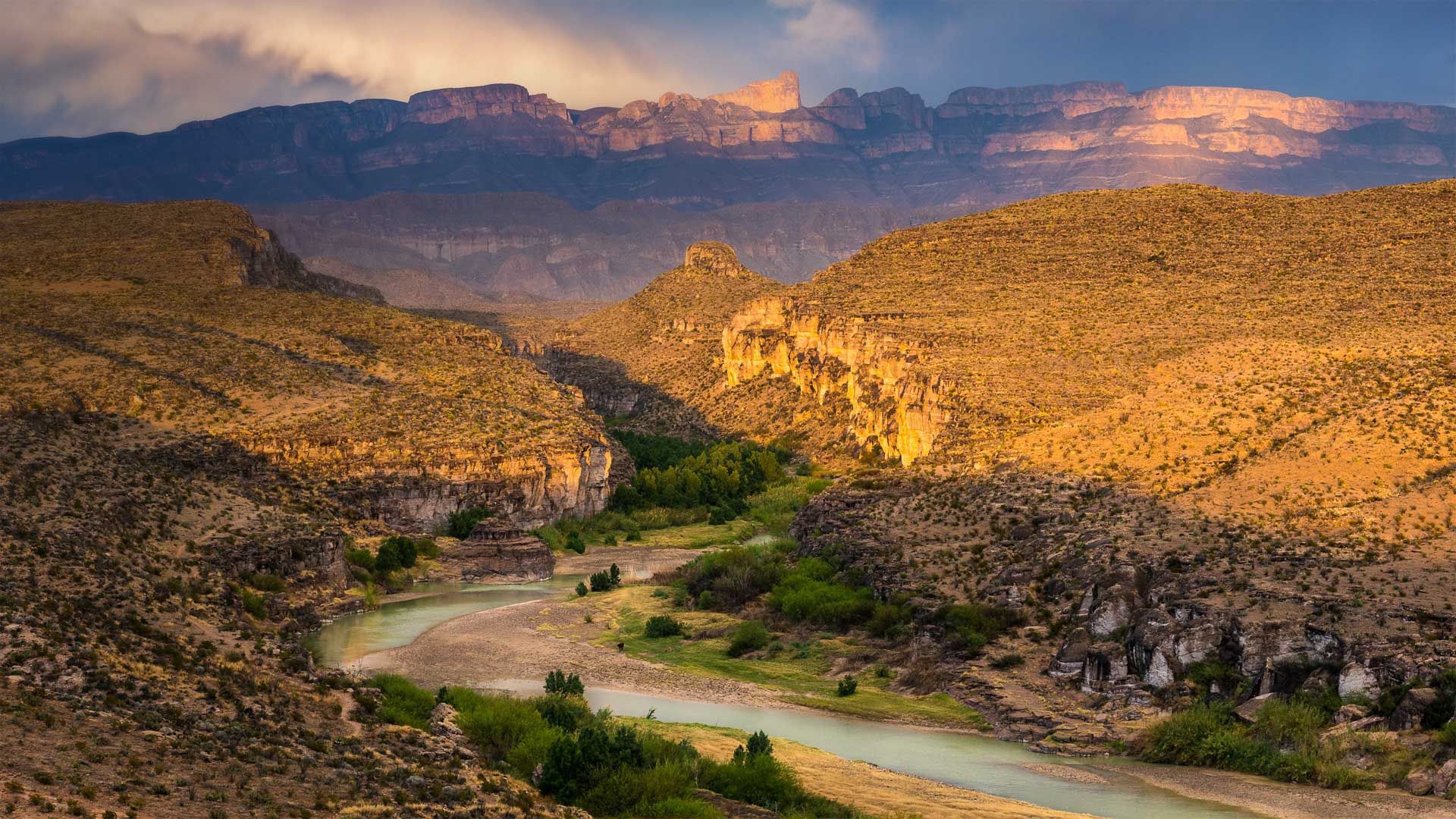 1920x1080 Wallpaper USA, Texas, the river Rio Grande, National Park big bend for mobile and desktop, section пейзажи, resolution 1920x1080