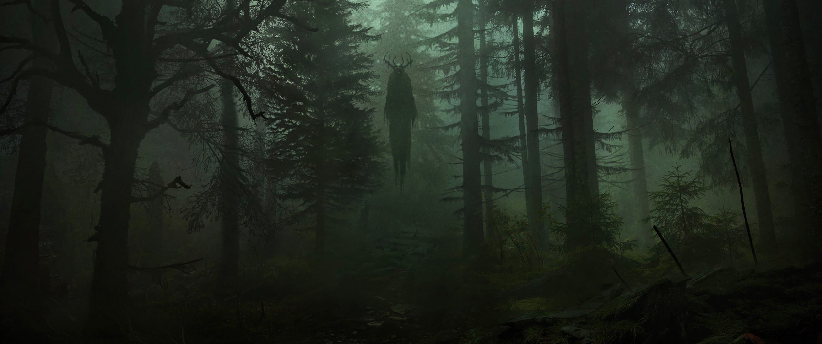3440x1440 Cozy Forest - [3440x1440] (by_@yur_hill)
