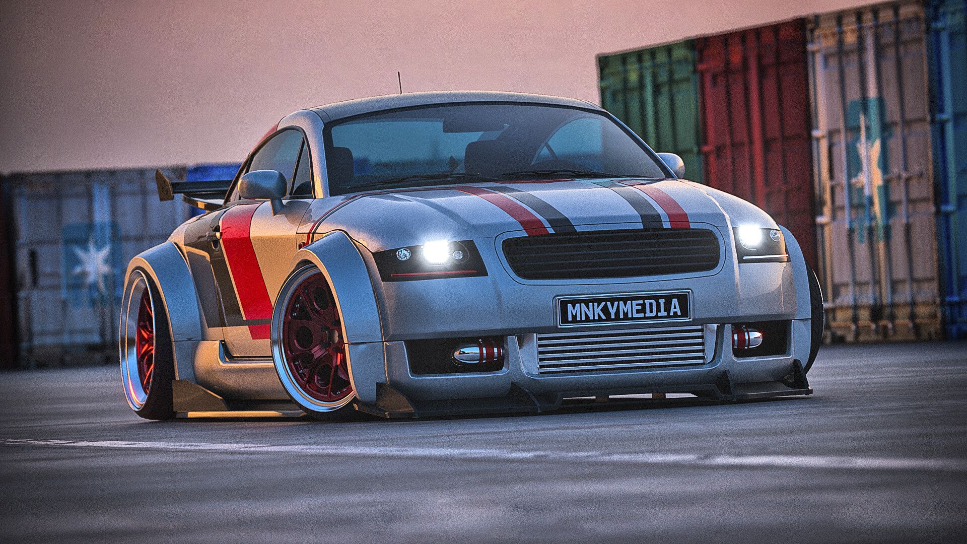 1920x1080 Widebody Badass Audi TT MK1