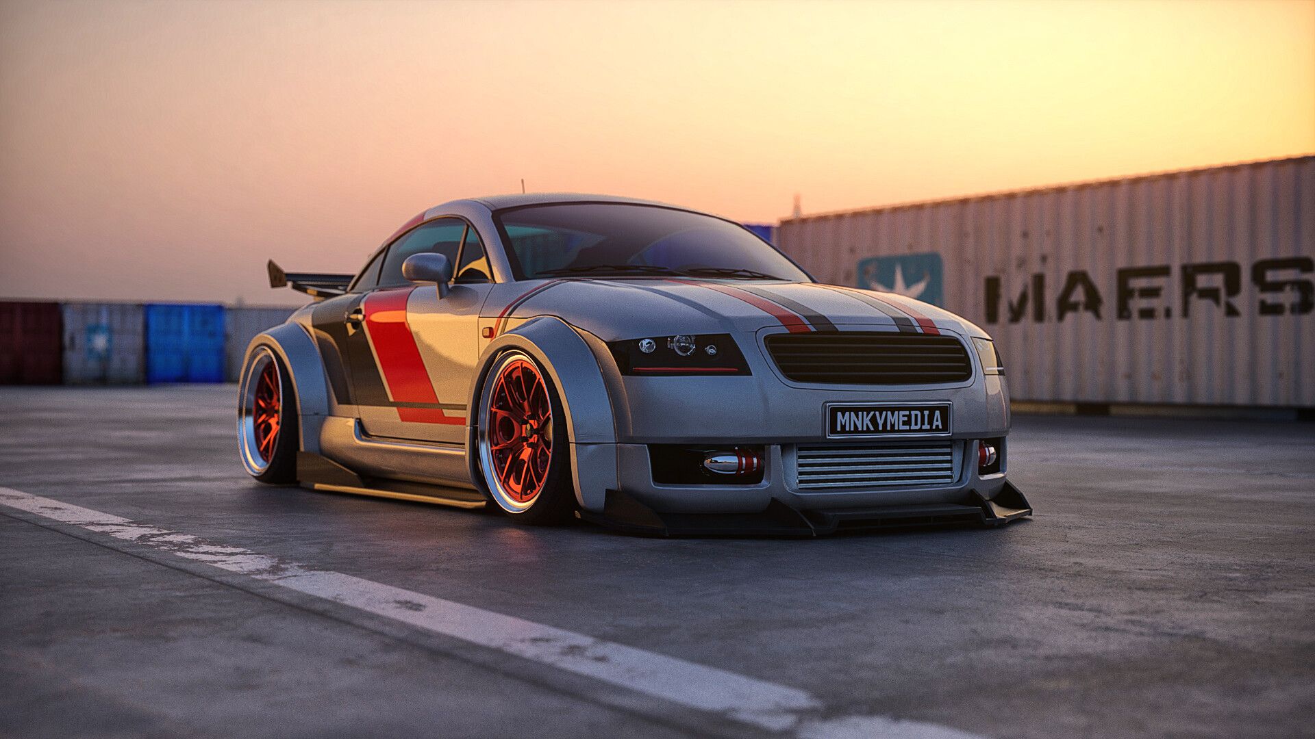 1920x1080 Widebody Badass Audi TT MK1