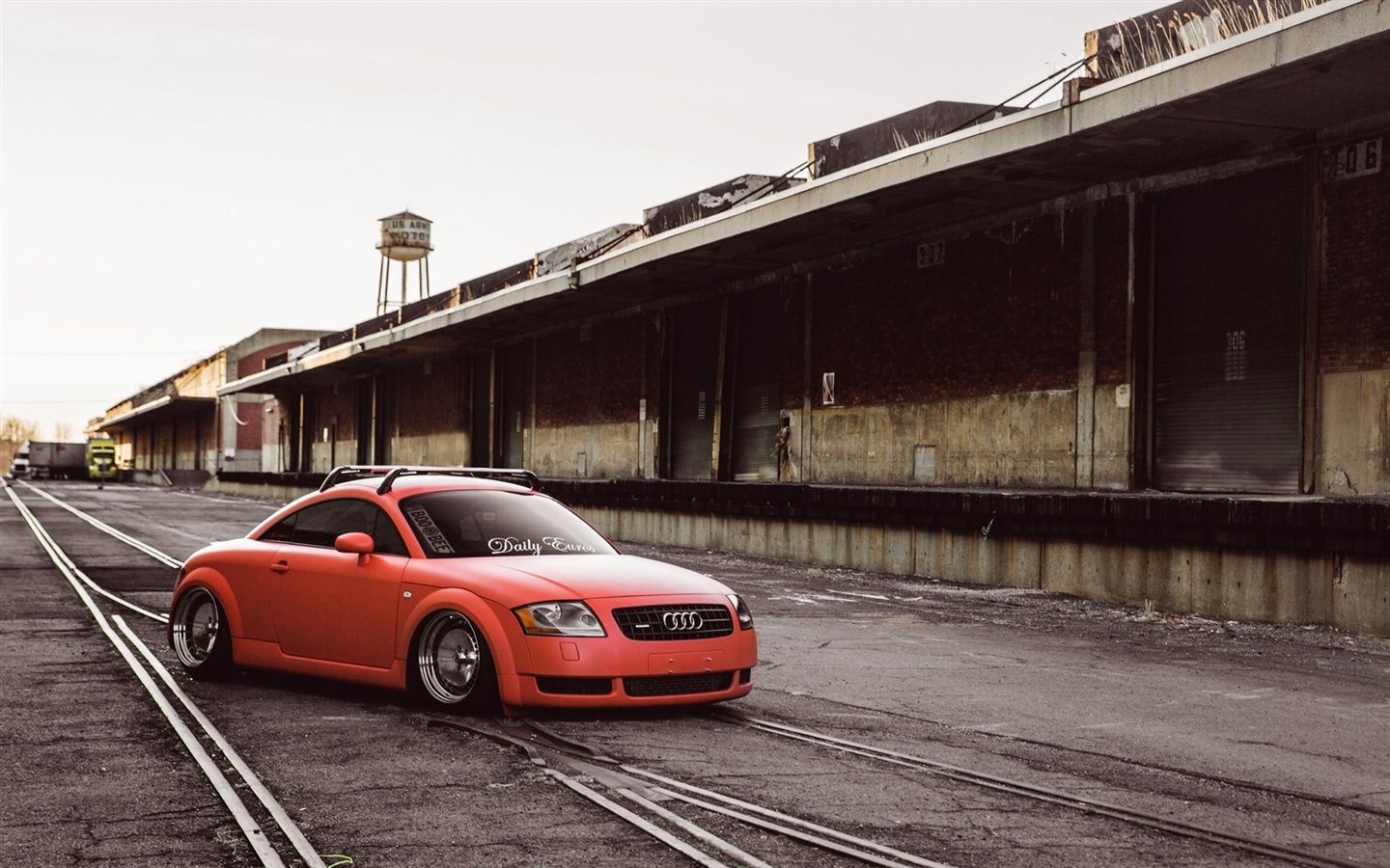1440x900 Wallpaper Audi TT orange car 1920x1200 Picture, Image
