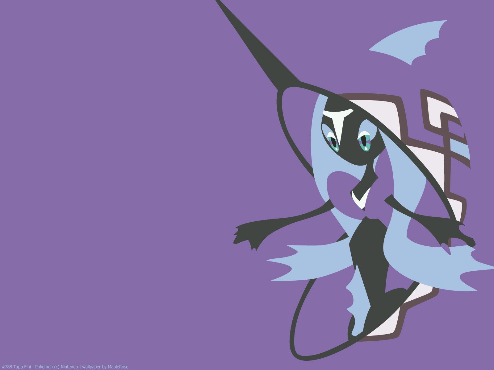 1600x1200 Tapu Fini. PokéWalls