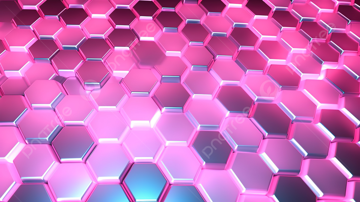 1200x673 Futuristic Pink Background With Hexagonal Technology Pattern 3D Rendered Illustration, Gaming Wallpaper, Digital Wallpaper, Future Background Background Image And Wallpaper for Free Download
