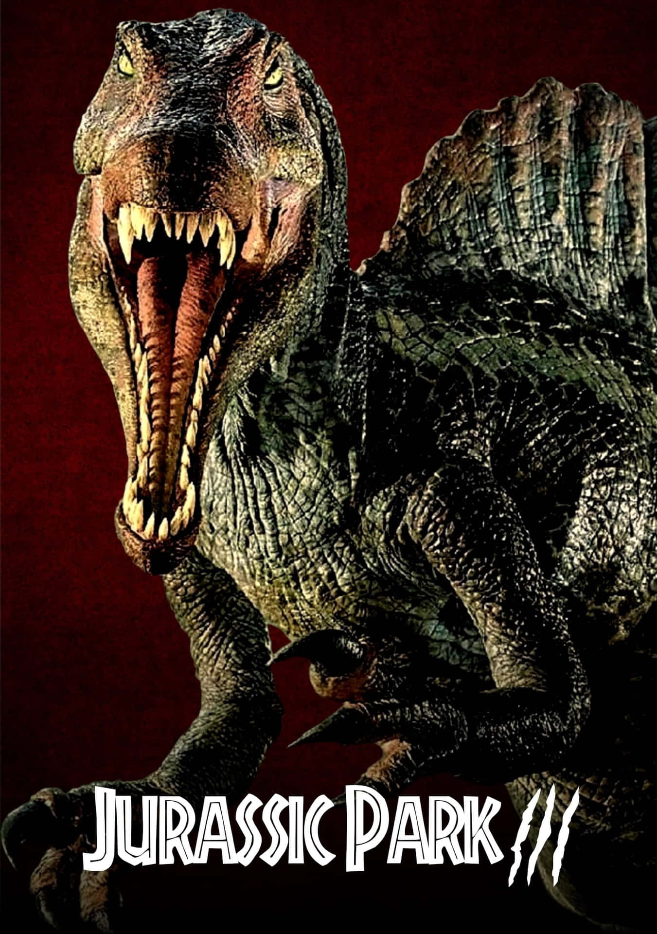 1351x1920 Download Spinosaurus In Jurassic Park Iii Wallpaper