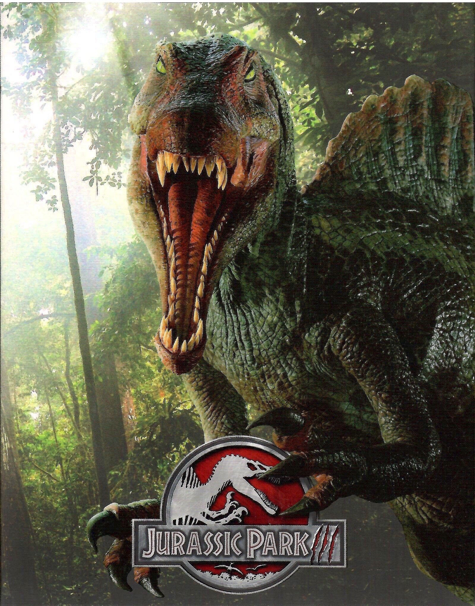 1599x2040 Jurassic Park III Full Slip SteelBook + Lenticular Magnet (2001)(FAC