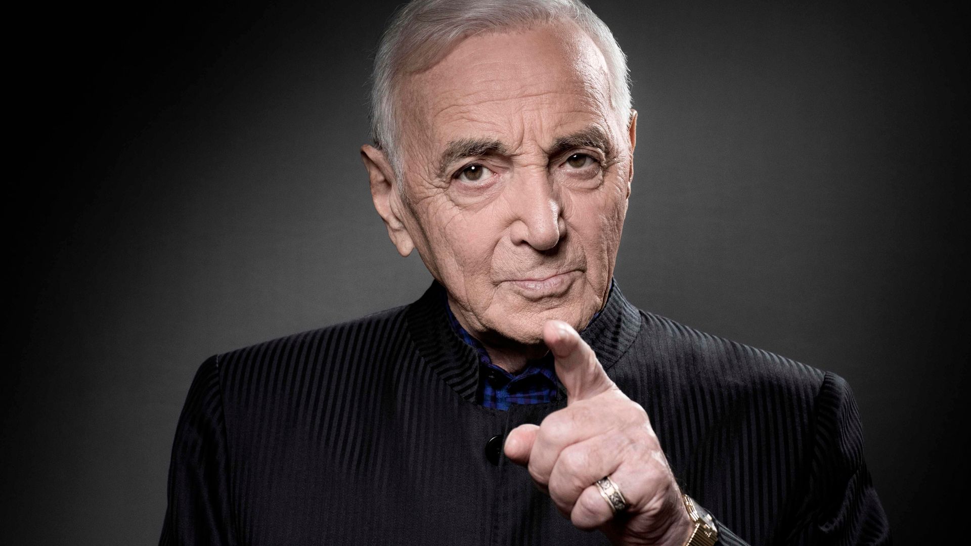 1920x1080 Who was Charles Aznavour, how old was the French singer and how many records did he sell?