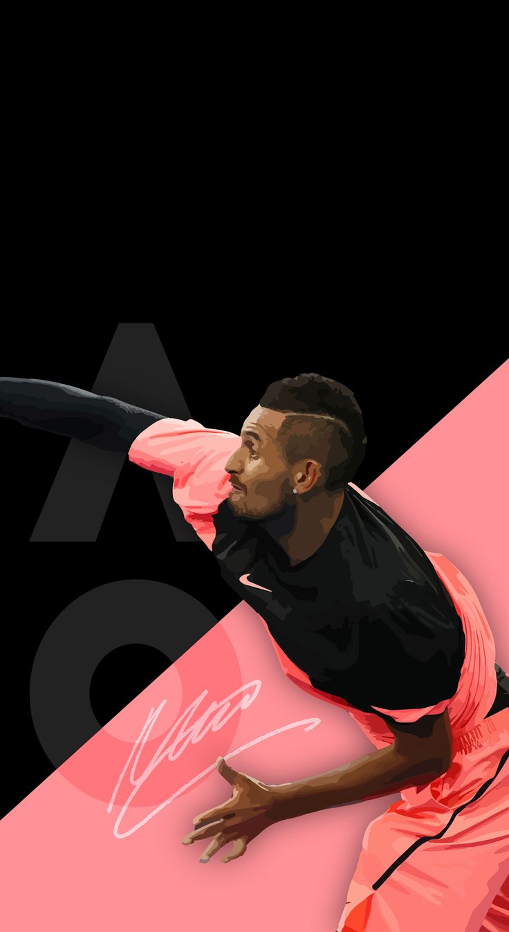 736x1347 Nick Kyrgios AO 2018 (Lava Edition) iPhone X Wallpaper. Tennis wallpaper, Wallpaper, Desktop wallpaper design