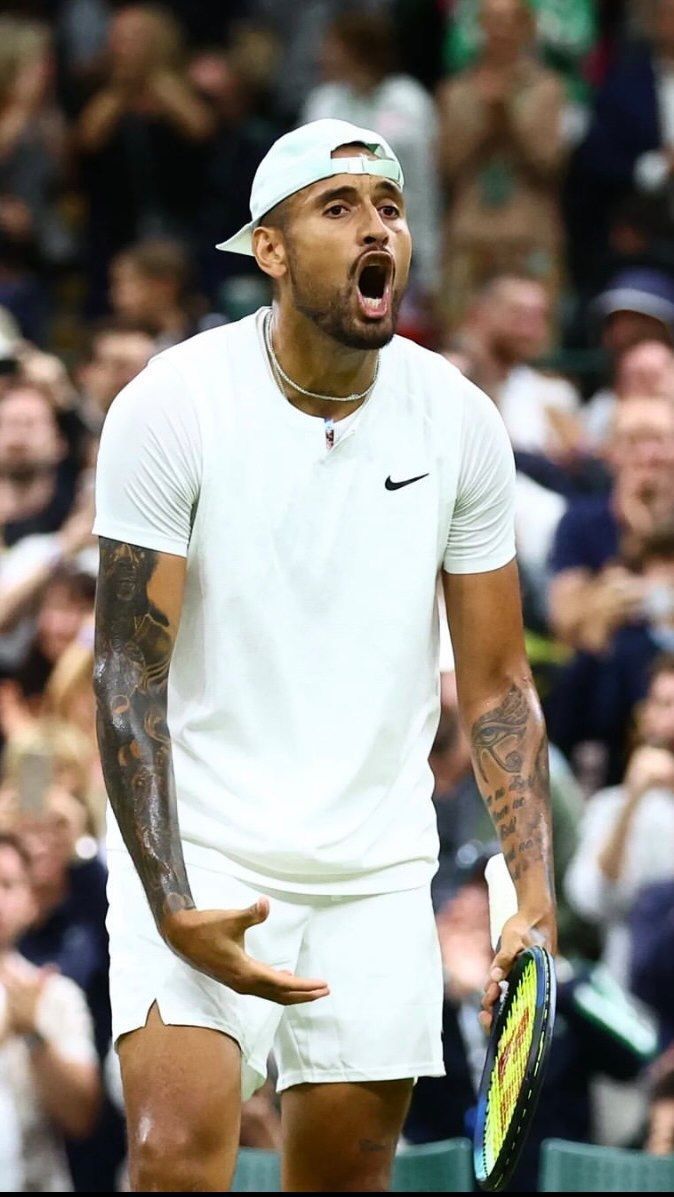 674x1197 Kyrgios wallpaper. Ky kiske long hair, Kyrie irving clothing, Nick kyrgios