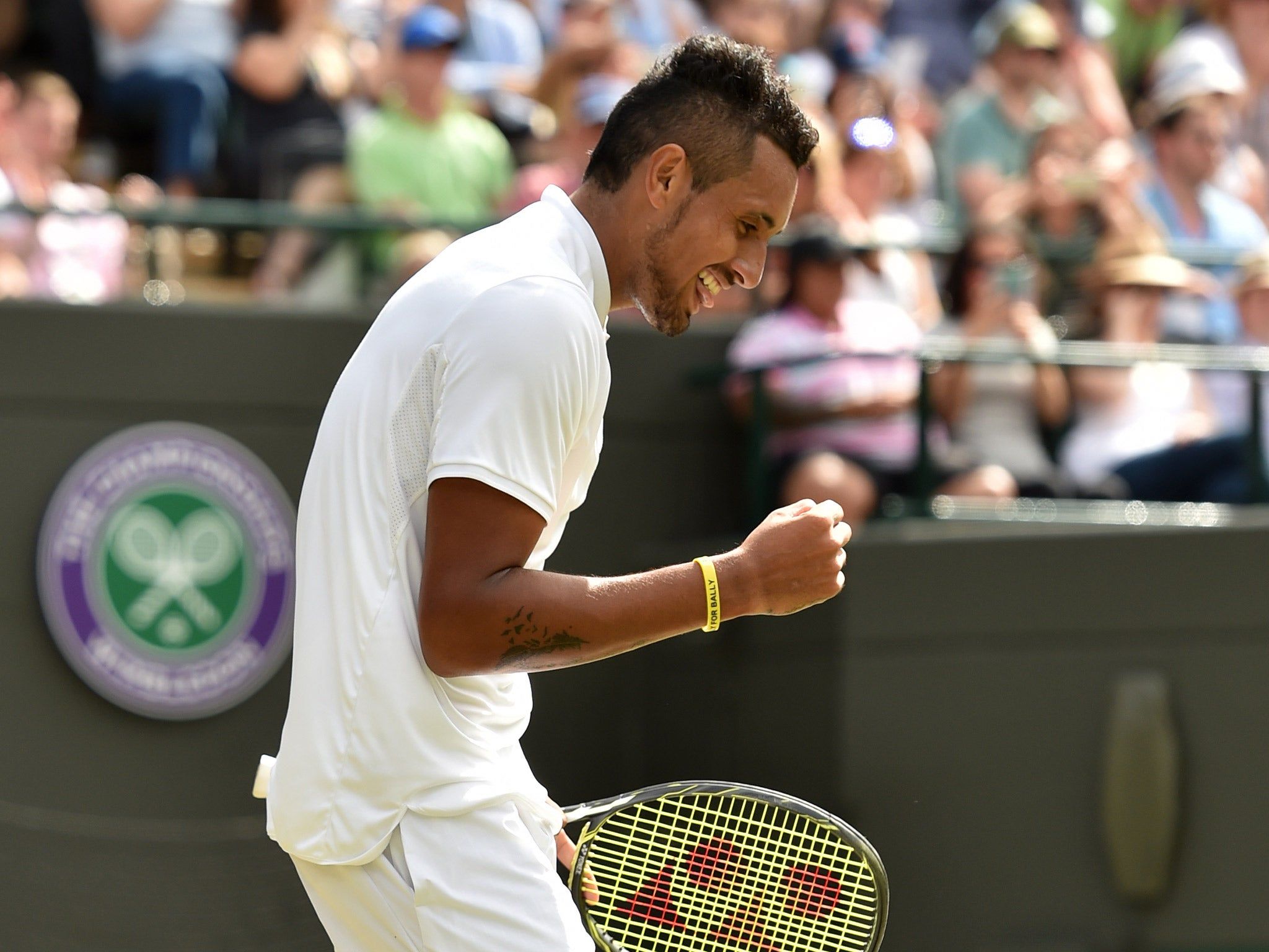 2048x1536 Wimbledon 2016: Nick Kyrgios Sees Off Feliciano Lopez To Set Up Andy Murray Tie As Jo Wilfried Tsonga Battles Through