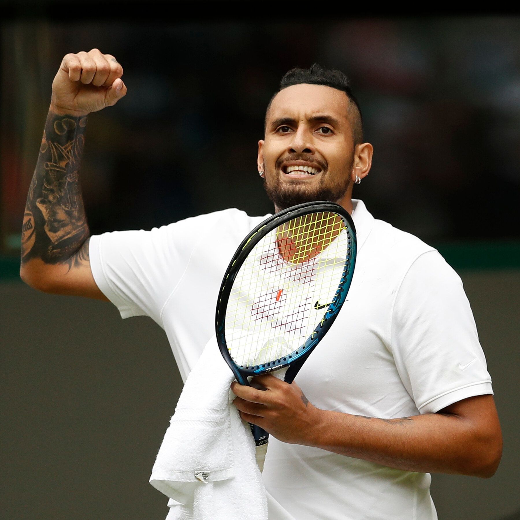 1800x1800 Nick Kyrgios Comes to Wimbledon to 'Chill Out' and Gets Hot Instead