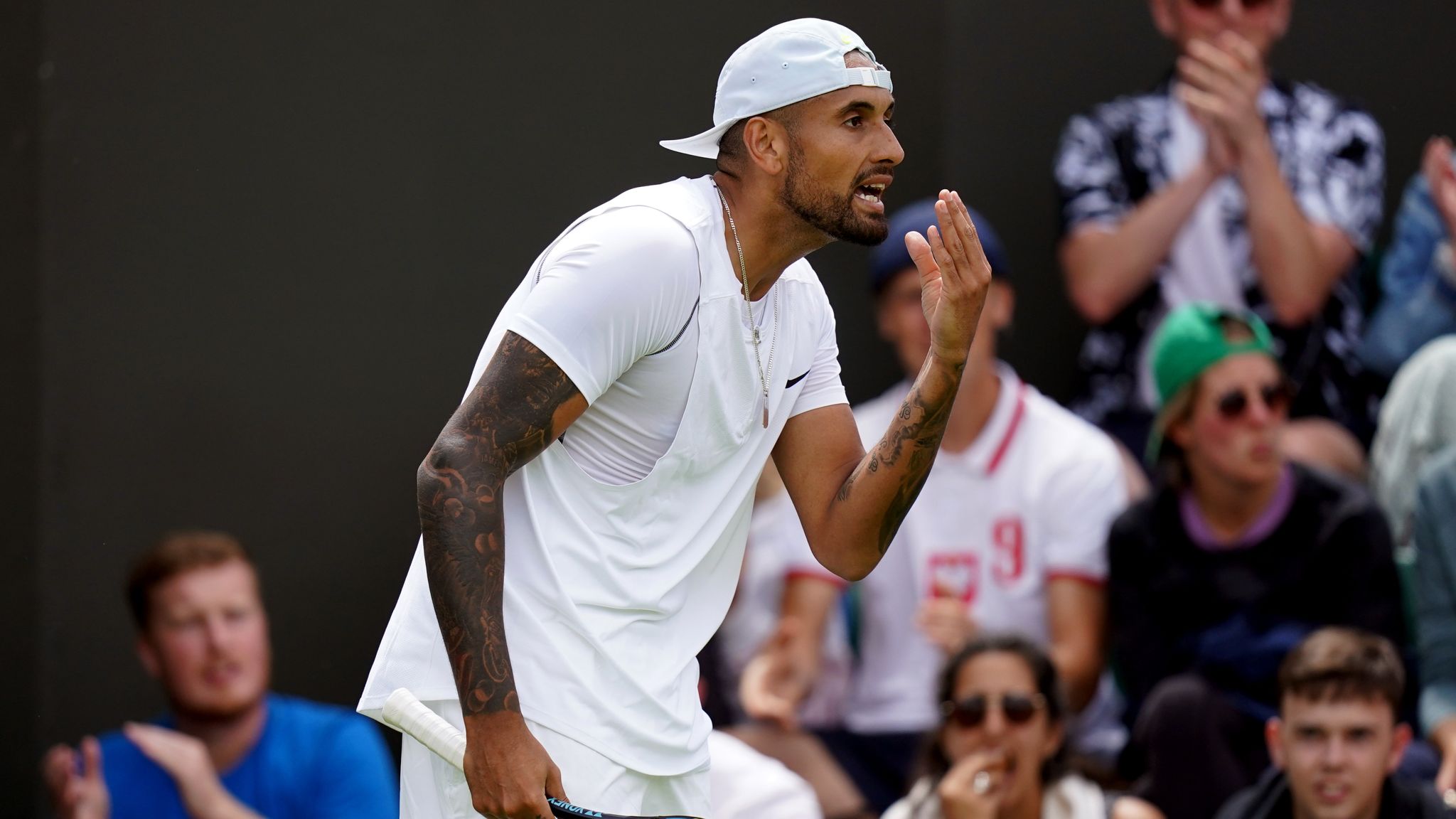 2048x1152 Nick Kyrgios admits spitting towards 'disrespectful' spectator at Wimbledon