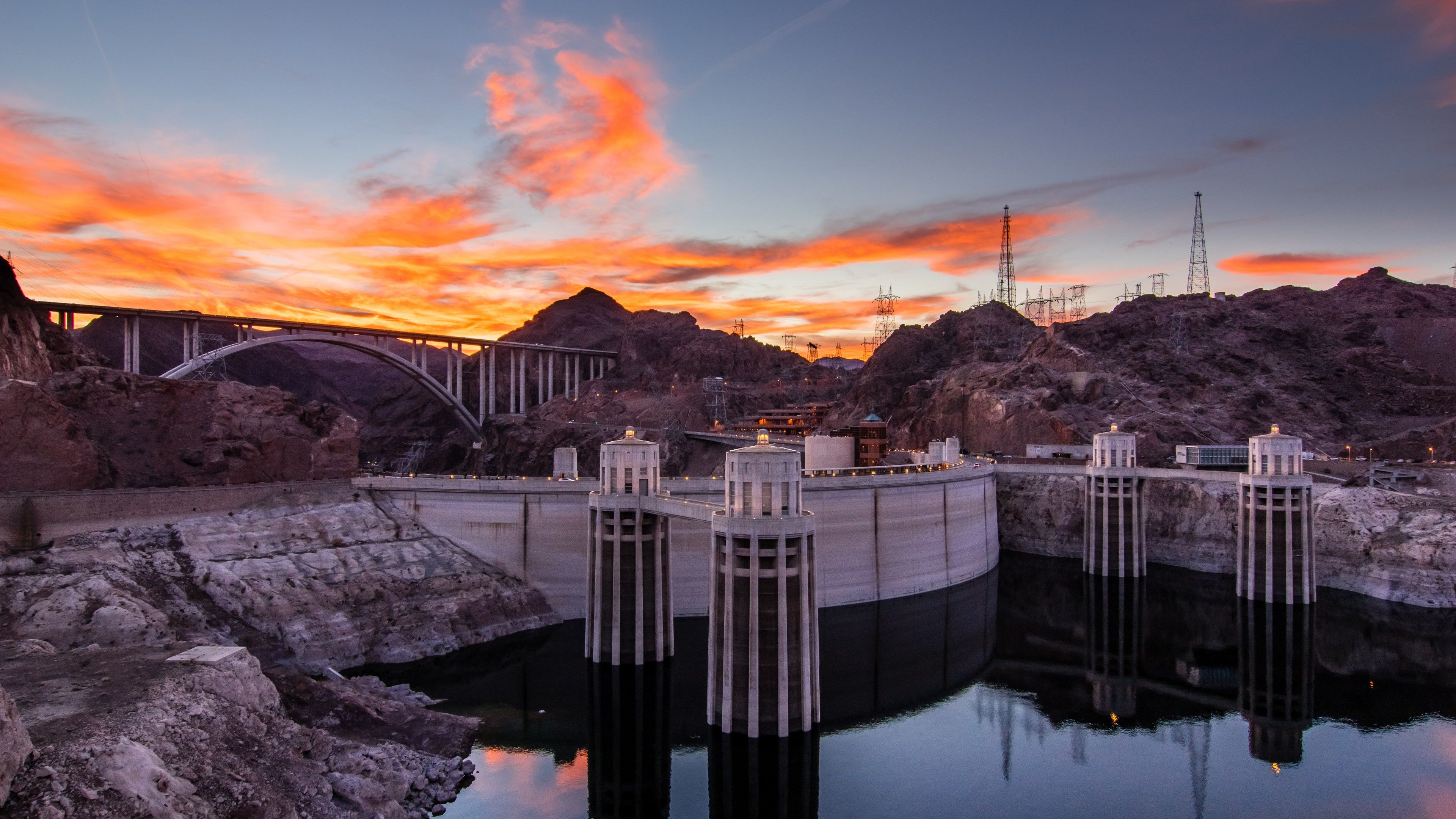 3840x2160 Lake Mead Wallpaper