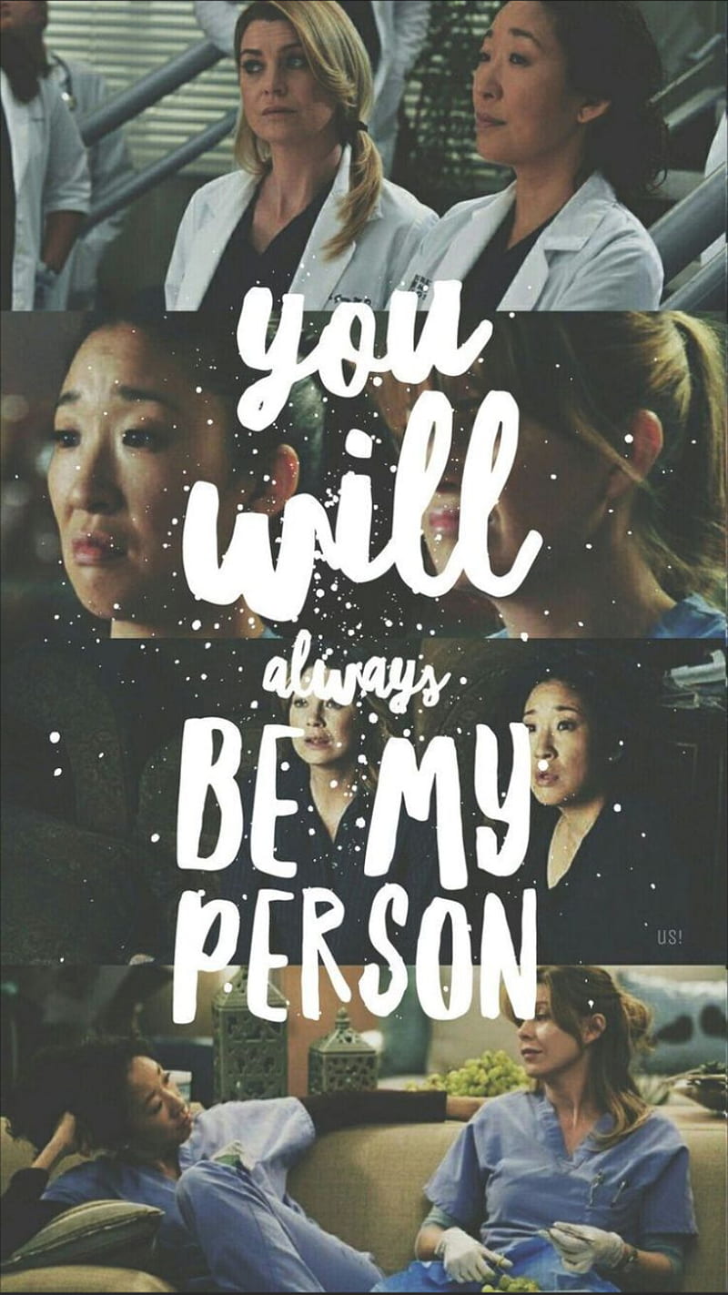 800x1423 Greys anatomy phrase, cristina, greys anatomy, greys anatomy lover, love, meredith, HD phone wallpaper