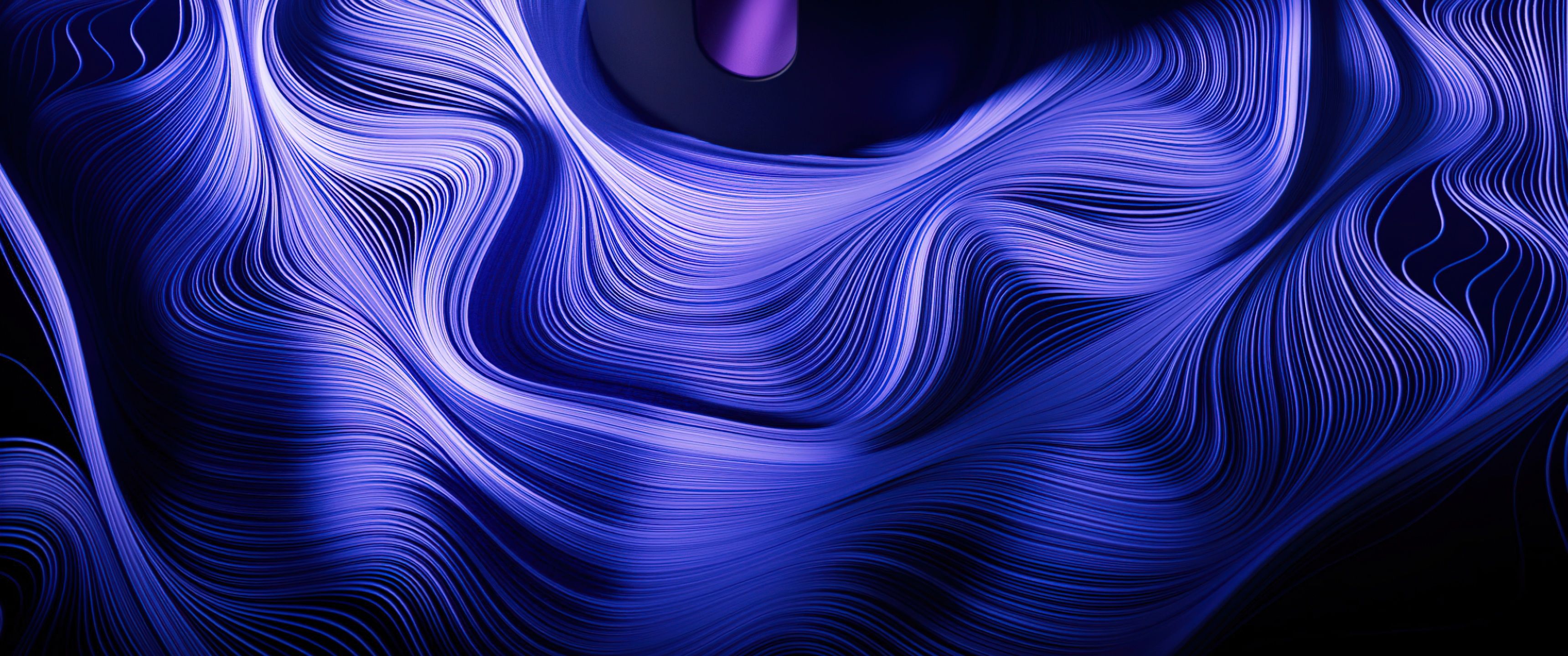 3440x1440 Abstract background Wallpaper 4K, Dark, Blue abstract