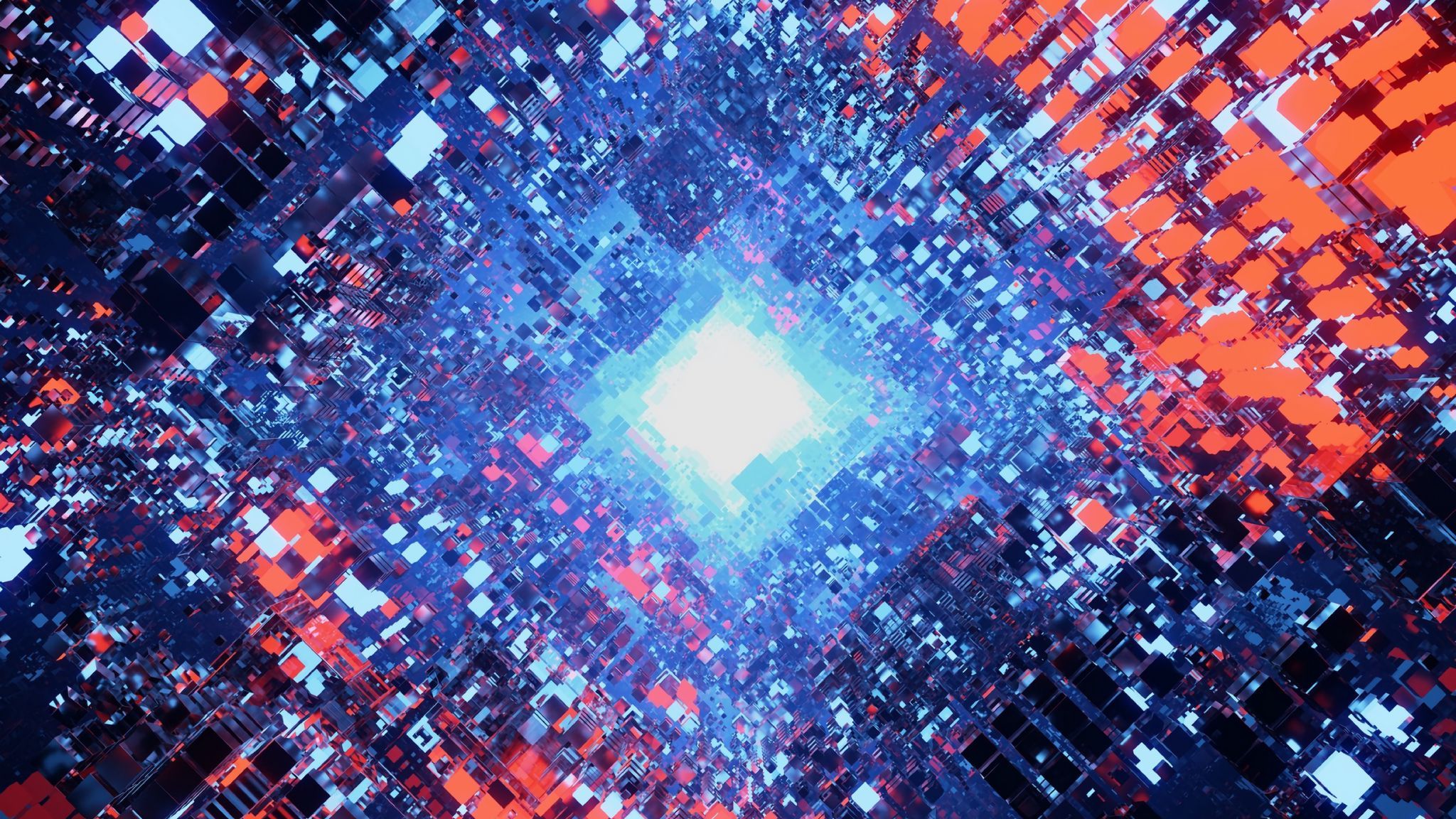 2048x1152 Download wallpaper 2048x1152 structure, immersion, details ultrawide monitor HD background