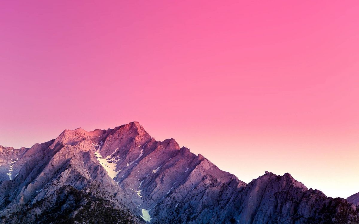 1200x750 Pink Mountaintop MacBook