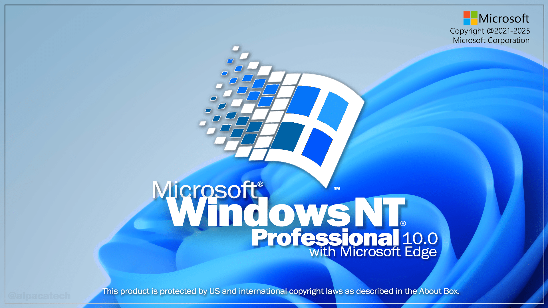 1920x1080 Windows NT 4.0 Background 1080p Remake + a Windows NT 4.0 style Windows 11 background
