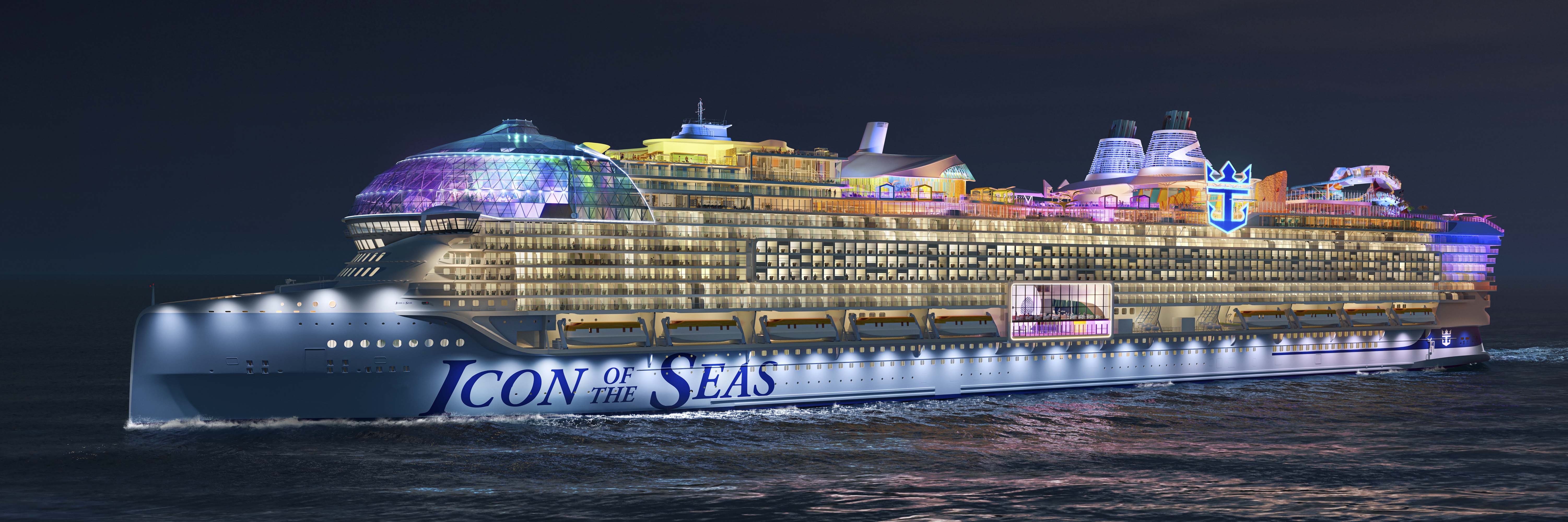 6005x2000 Picture: Royal Caribbean Icon of the Seas