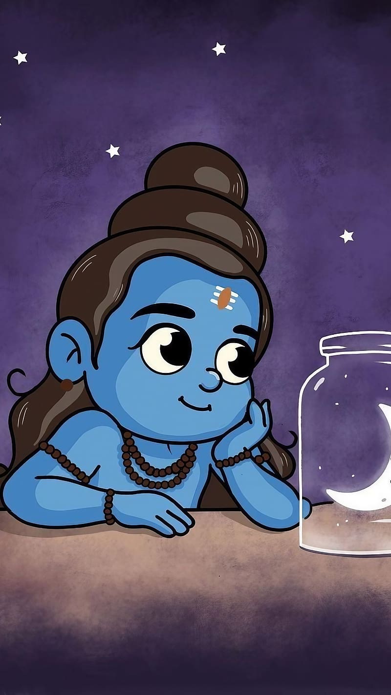 800x1422 HD cute mahadev wallpaper