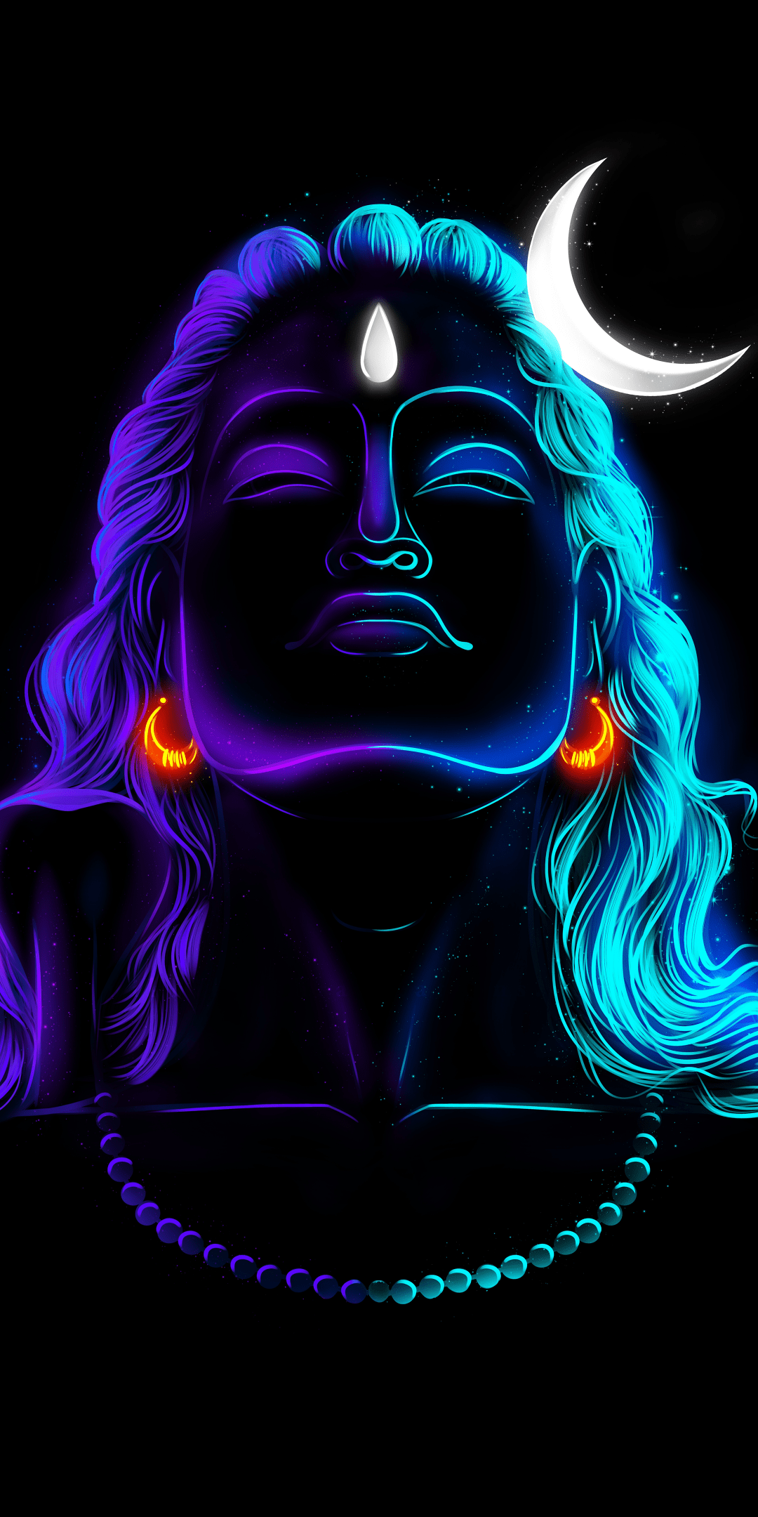 1080x2160 Adiyogi Wallpaper 4K, Lord Shiva, Parameshwara, Mahadev