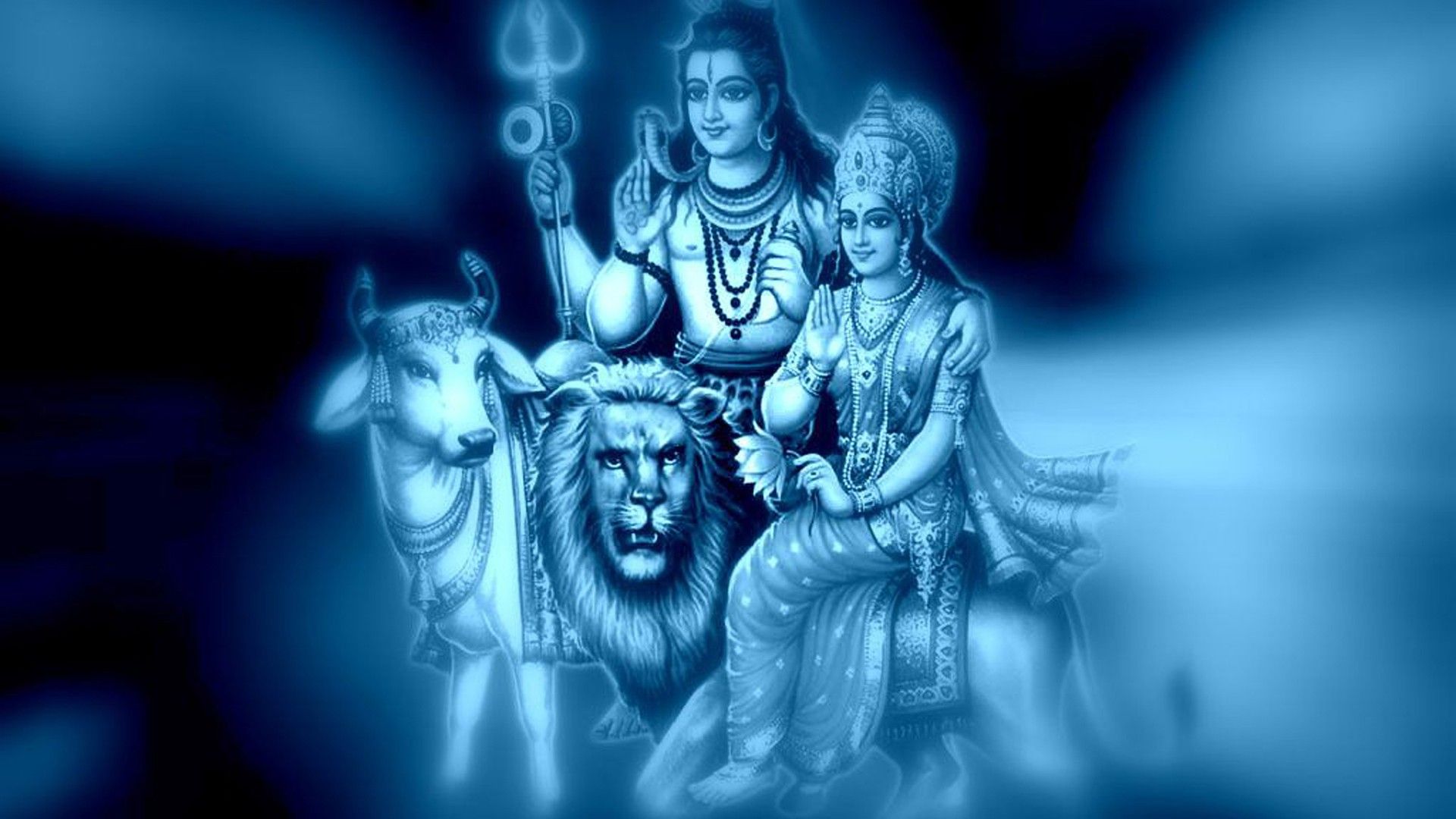 1920x1080 Lord Shiva And Parvati HD Mahadev Wallpaper