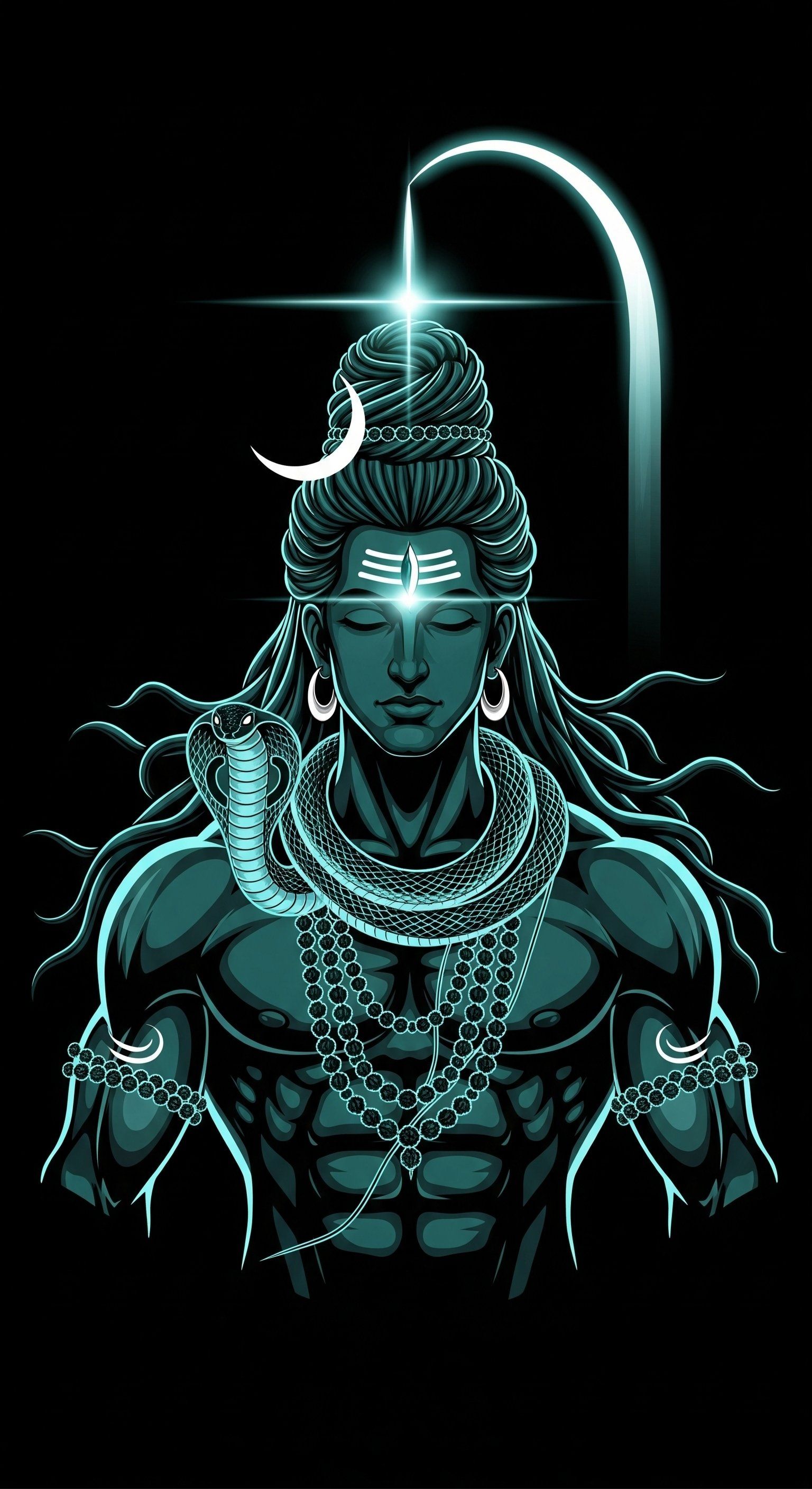 1536x2816 Shiva iPhone Wallpaper