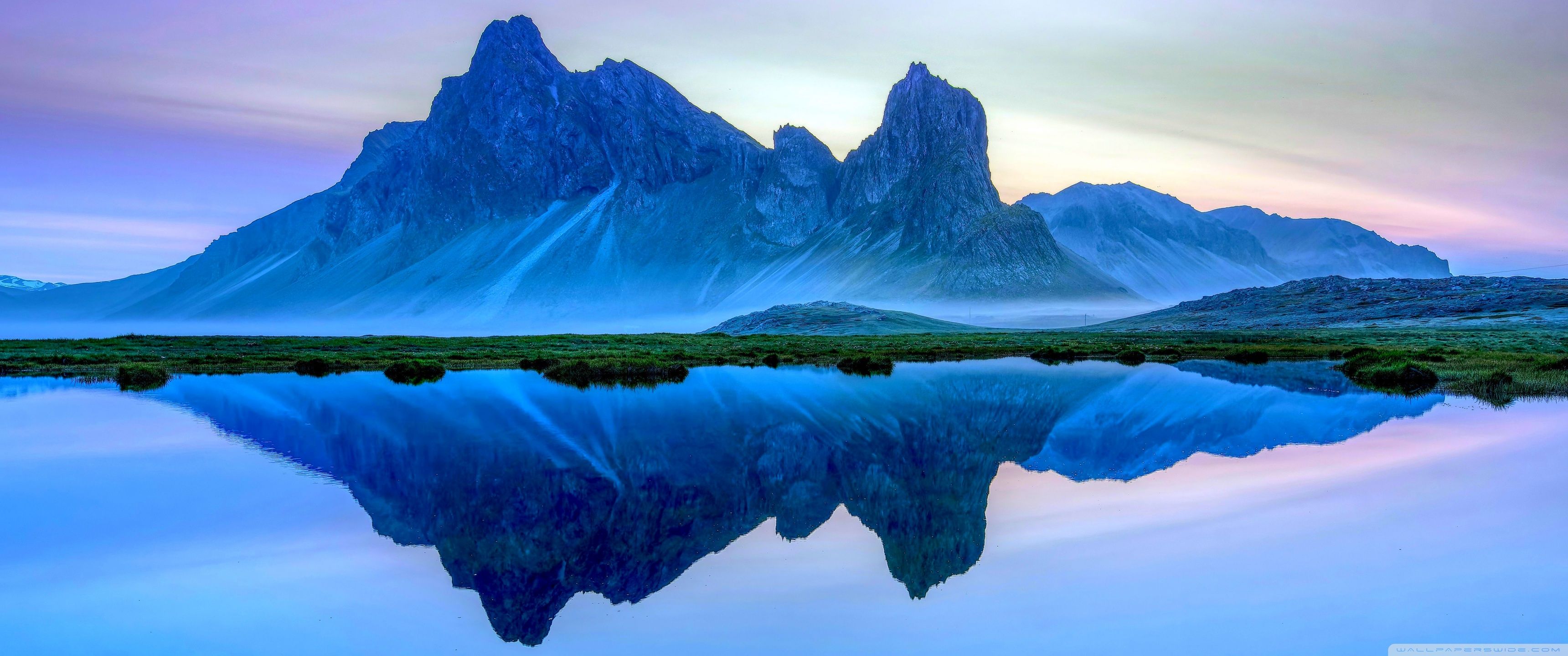 3440x1440 Mirror of the Mountains, Lake Reflections 4K UHD Wallpaper for UltraHD Desktop and TV : Dual Monitor : Smartphone and Tablet Devices