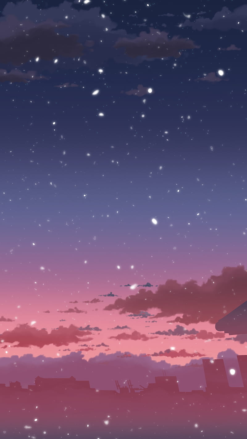 800x1422 art, cloud, night, pastel, pink, sky, HD phone wallpaper