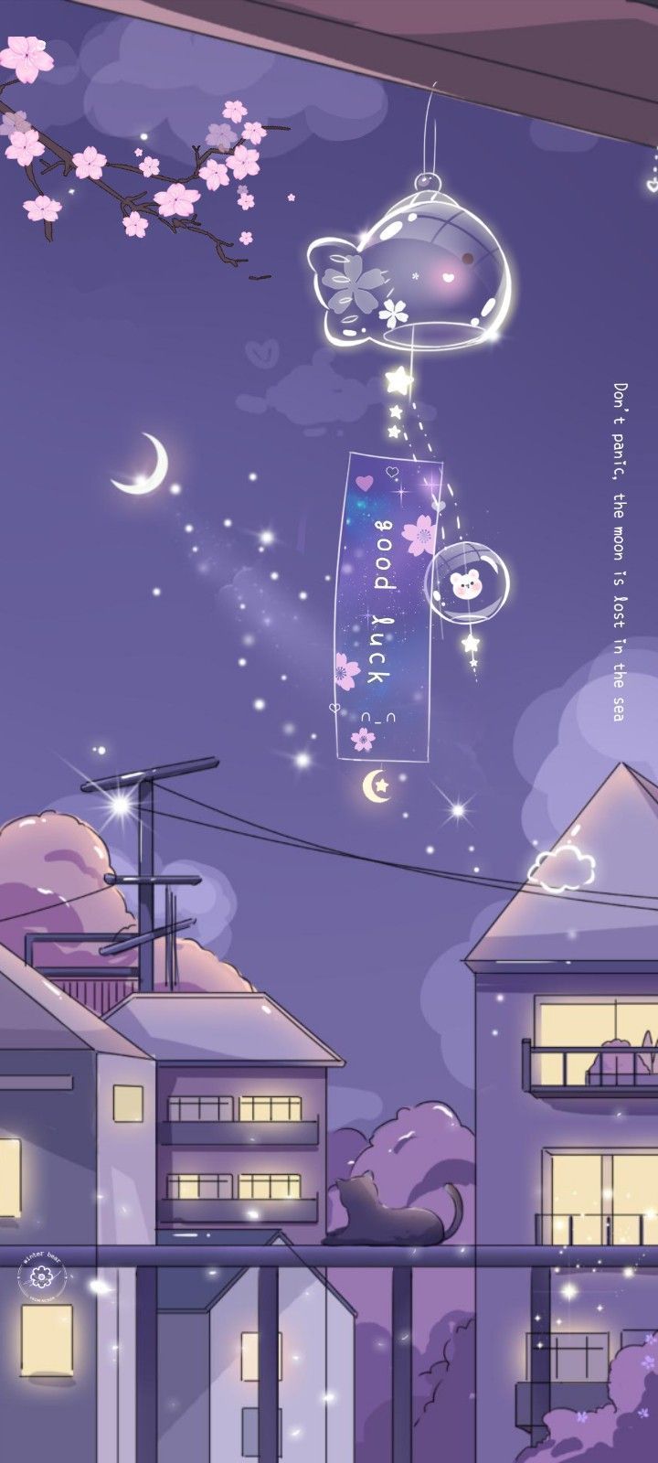 720x1600 Quotes Aesthetic Wallpaper with Stars and Clouds at Night. Aesthetic wallpaper, Wallpaper ideas, Cute simple wallpaper