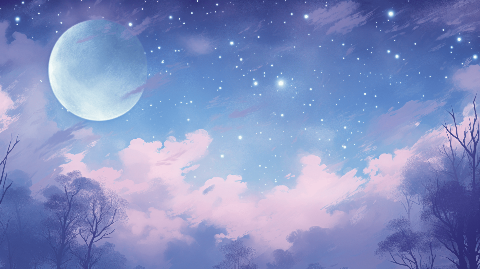1920x1076 Enchanting Night Sky HD Wallpaper
