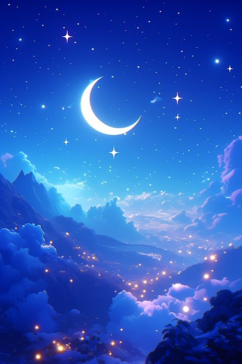 493x740 Pastel night sky Image