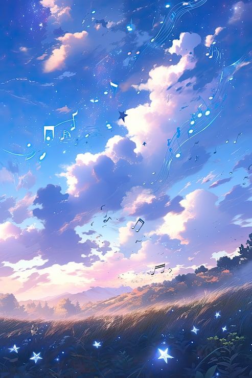 493x740 Pastel night sky Image