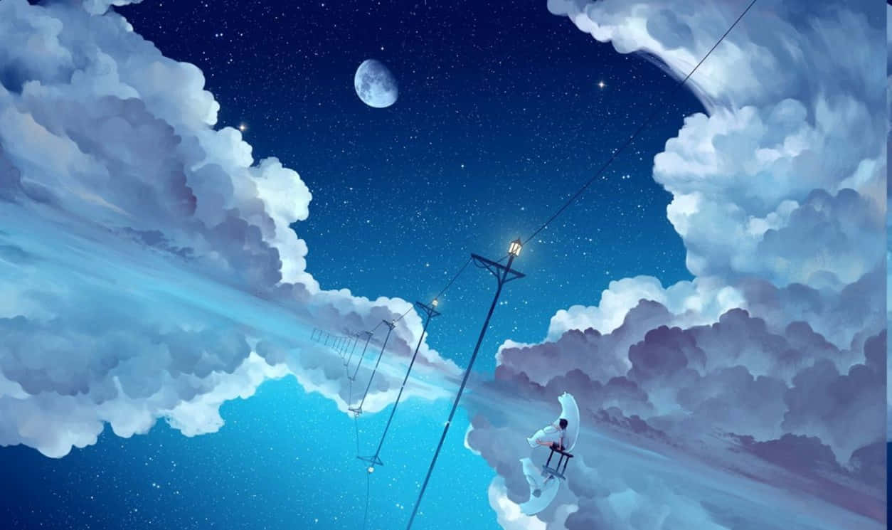 1254x745 Calm Anime Wallpaper