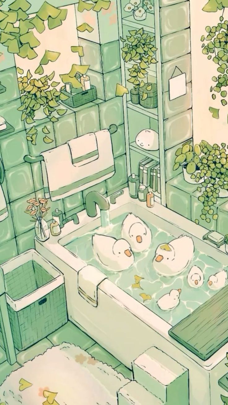 736x1308 aesthetic cute duck wallpaper
