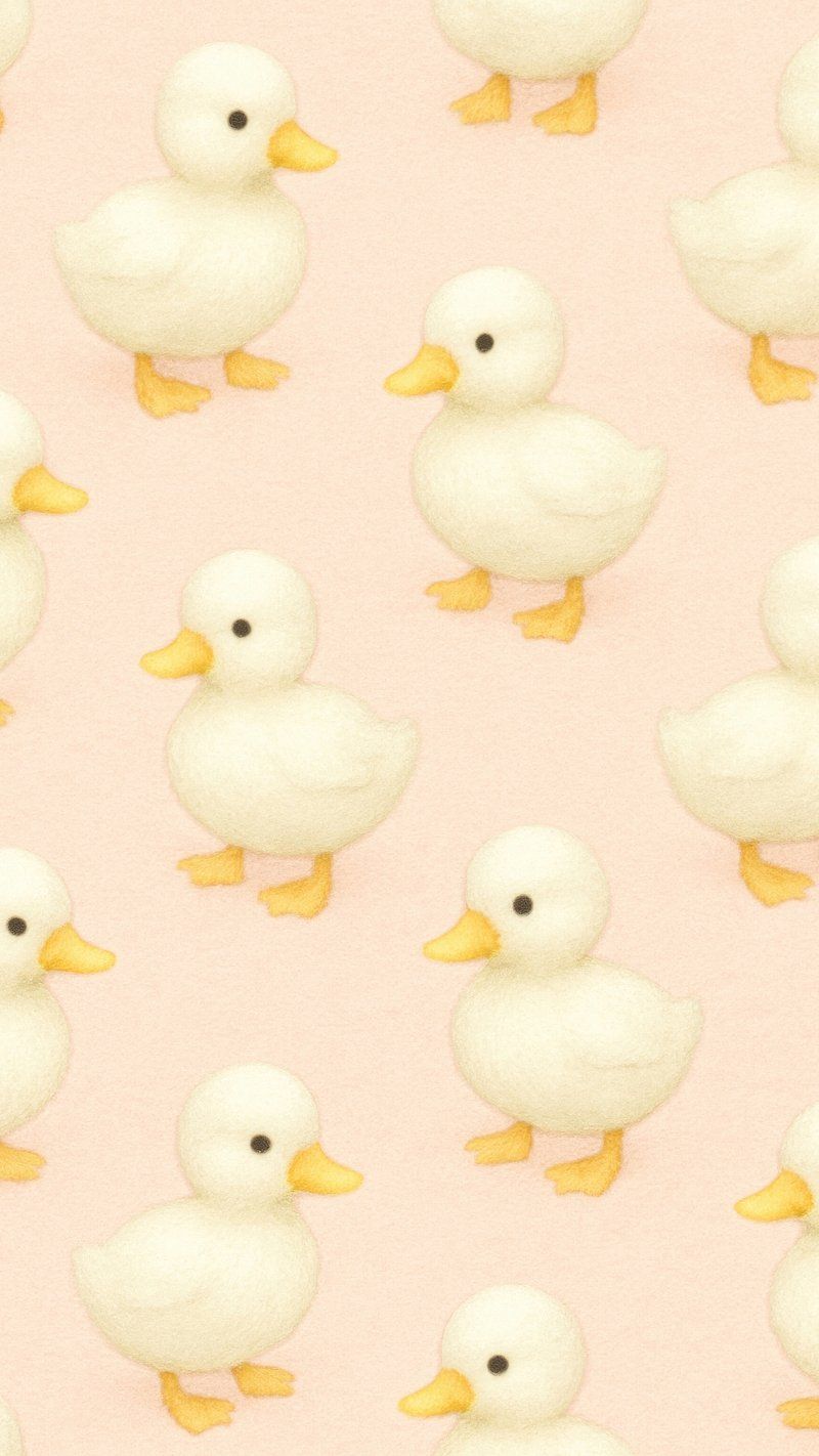 800x1422 Cute Duck Wallpaper Aesthetic Lockscreen Wallpaper. Download Free on rawpixel