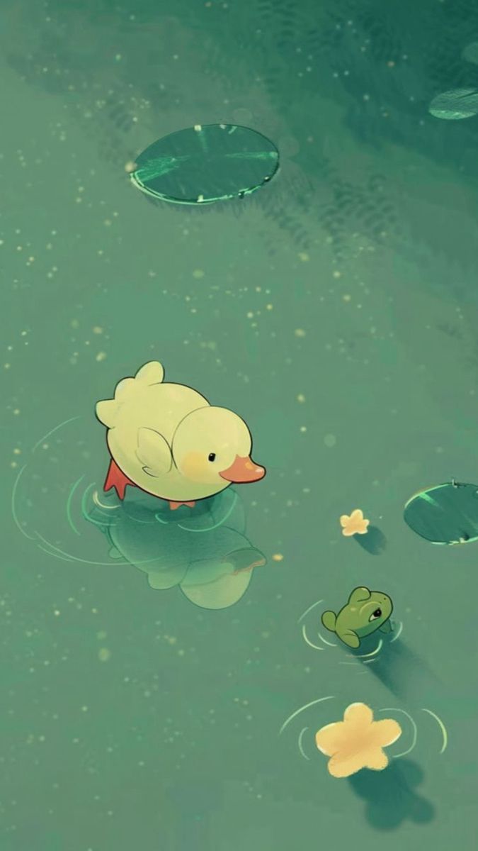 675x1200 iPhone Duck Wallpaper
