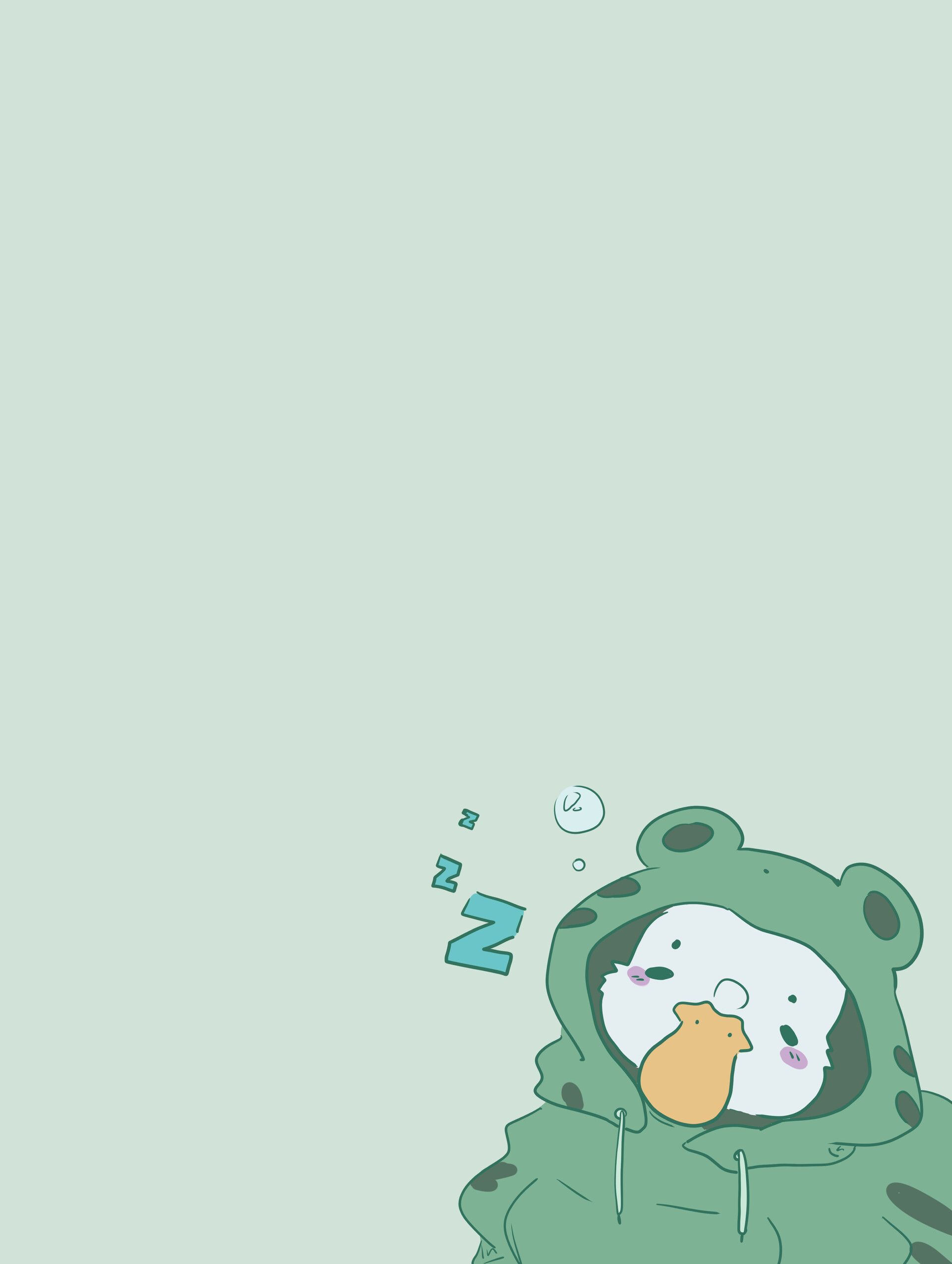1920x2550 duck phone wallpaper